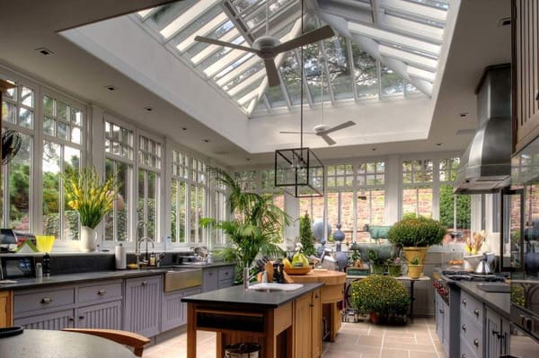 Winter garden in private house and apartment