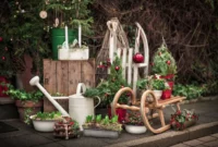 Read more about the article Decoration with sleigh for indoors and outdoors – romantic retro winter decoration