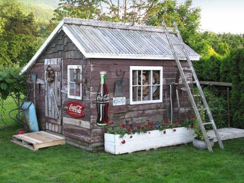 Log cabin garden ideas rustic
