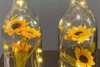 Read more about the article Make decorations with glass bottles and preserving jars: This is how you can creatively reuse old glass!